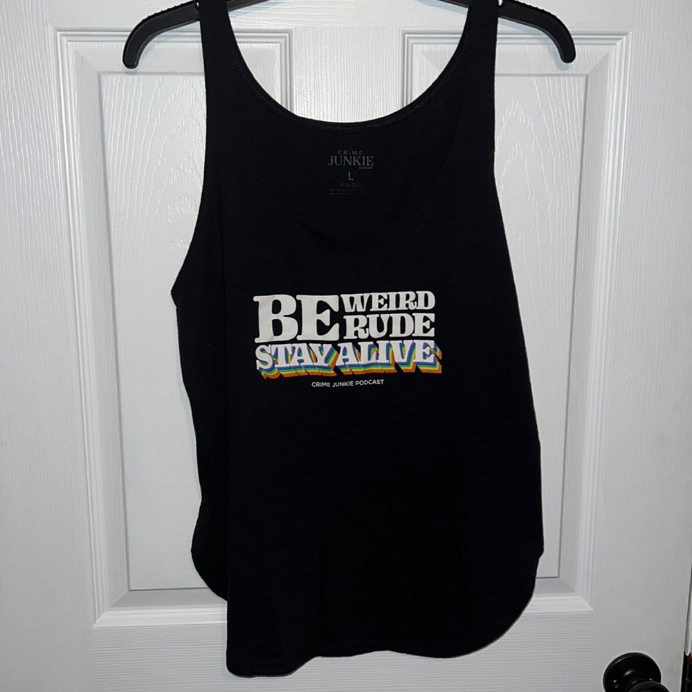 Crime Junkie Podcast pride tank